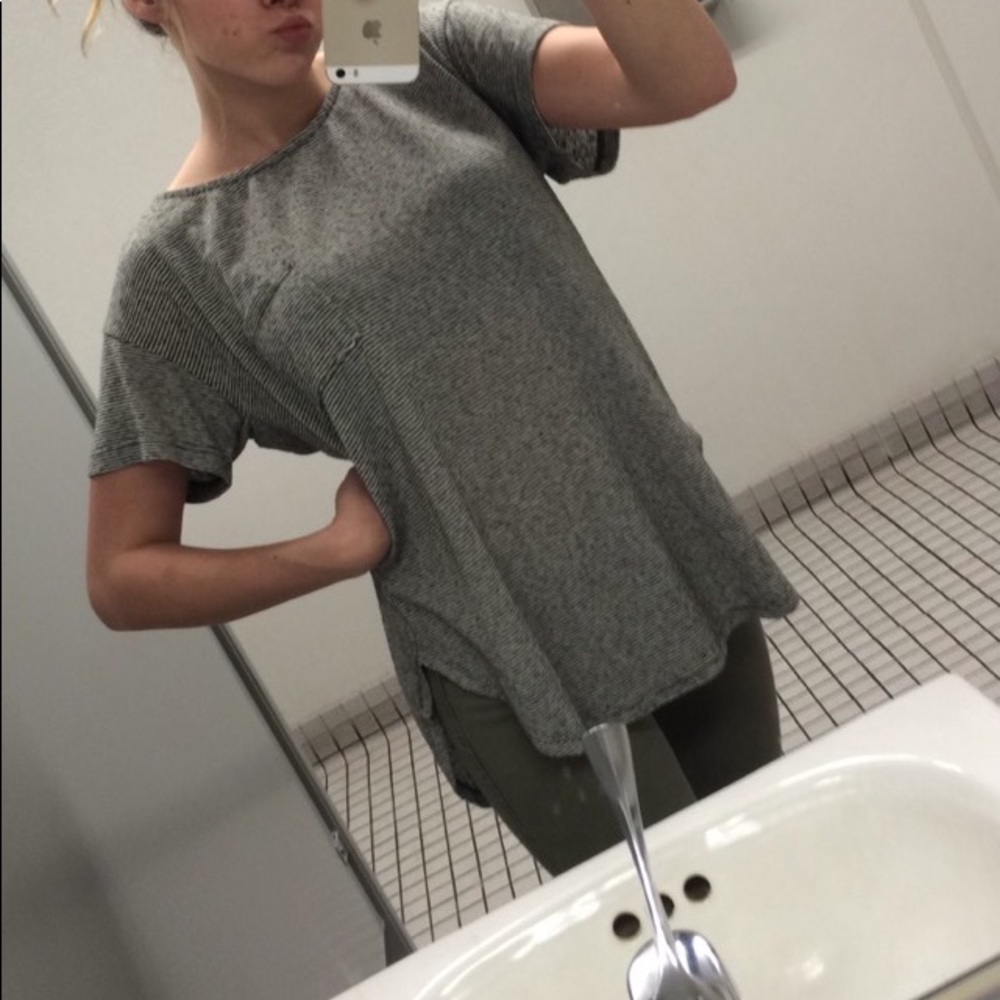 Long stripped t shirt